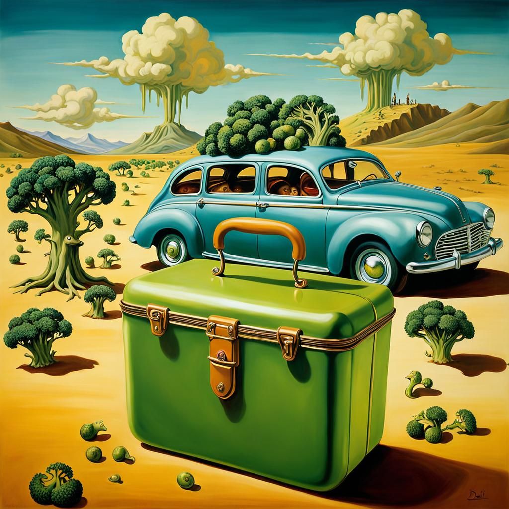 Surreal School Lunch: Kids Turn Into Broccoli