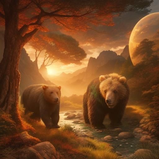 Majestic Mountain Range at Sunrise: HDRI Photography