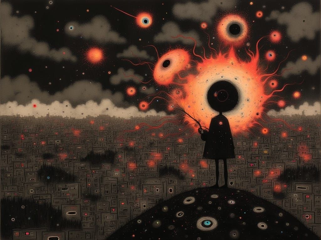 Inferno of Toxic Words in Expressionistic Style