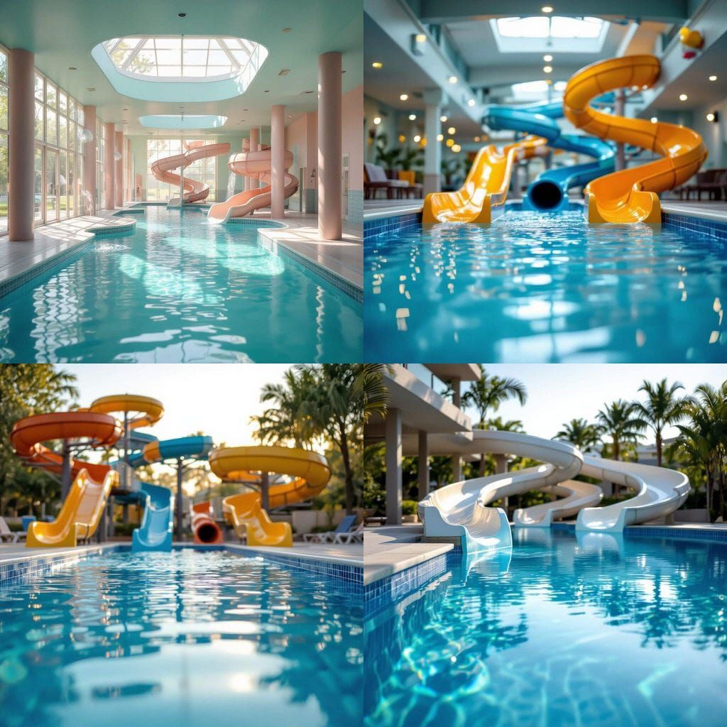 Poolrooms with Slides: Bokeh and Natural Light