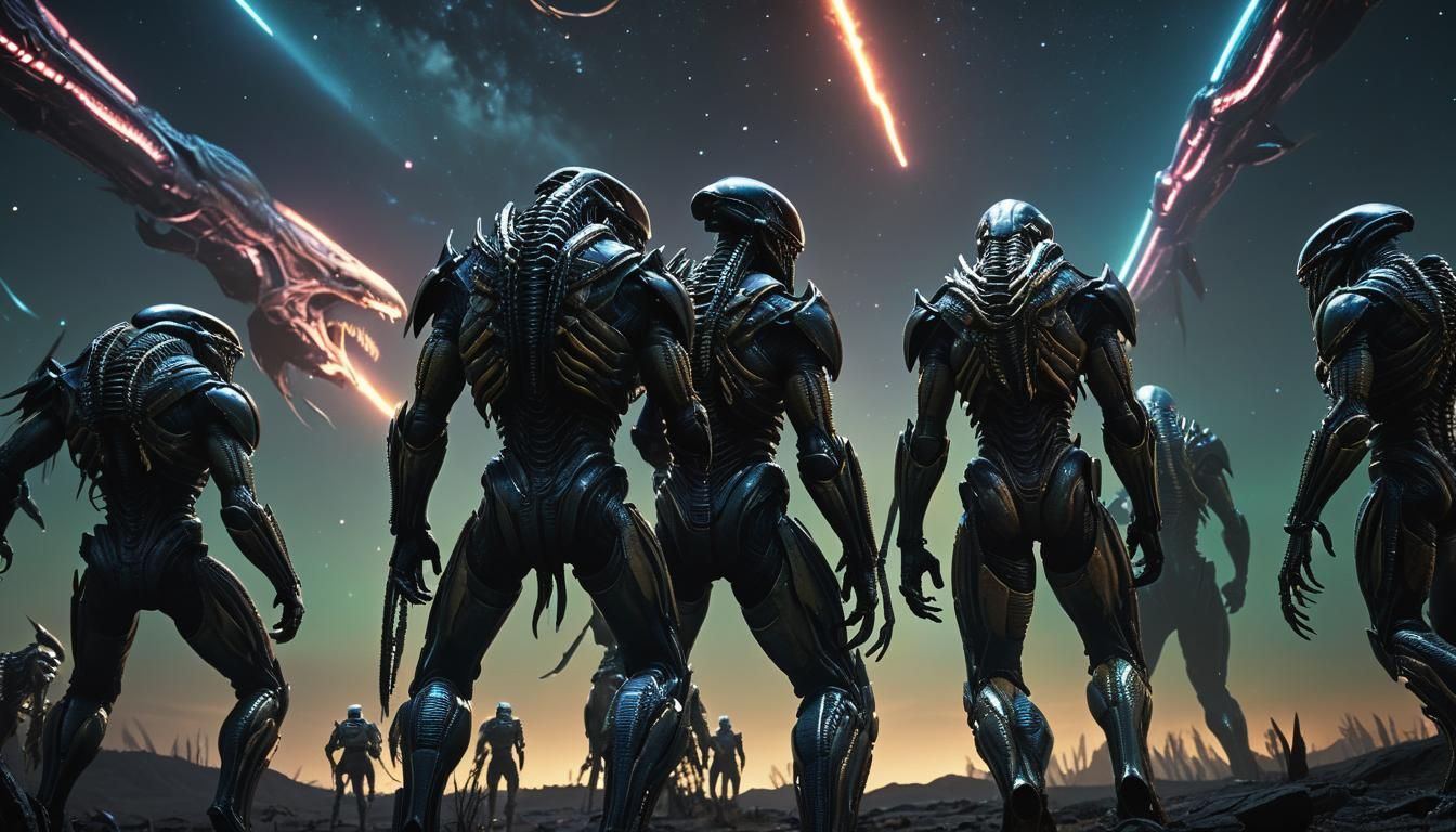 Predators vs Xenomorphs in Sci-Fi Horror Showdown