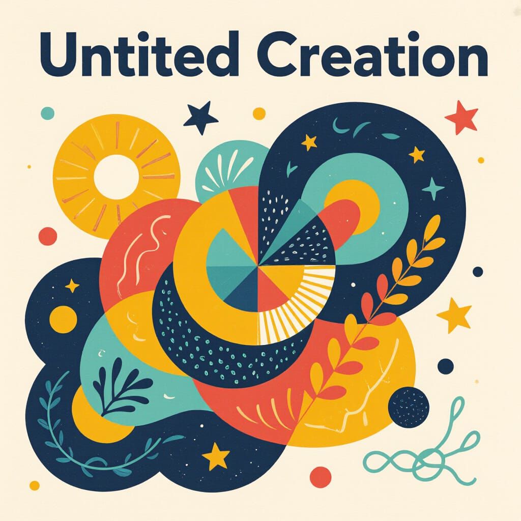 Abstract Composition in Surreal Style