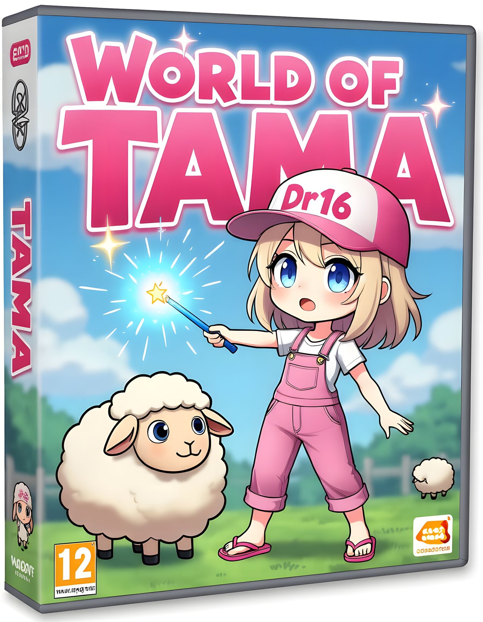 Anime Game Cover: World of Tama, Magic Girl