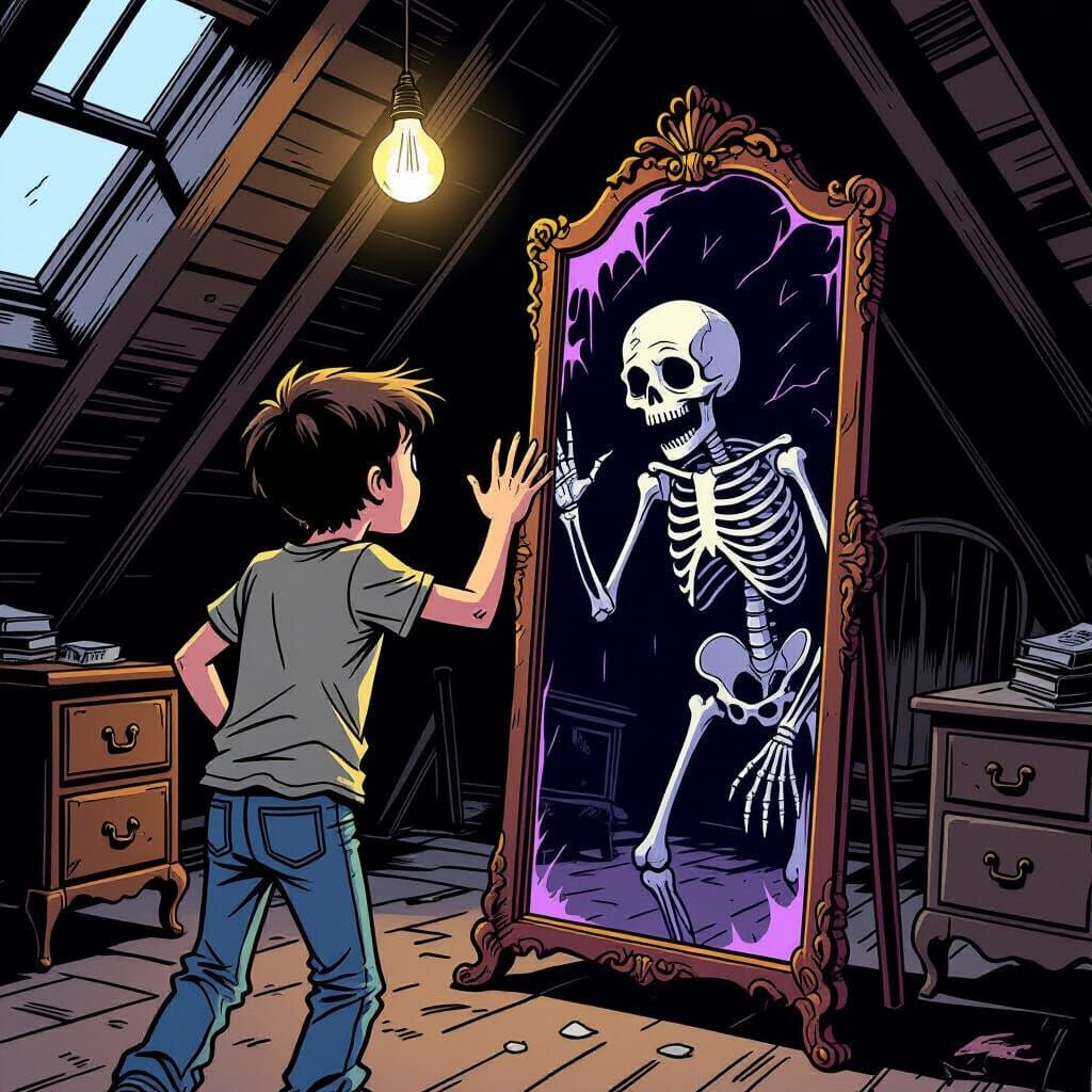 Mirror's Sinister Reflection: Comic Book Horror