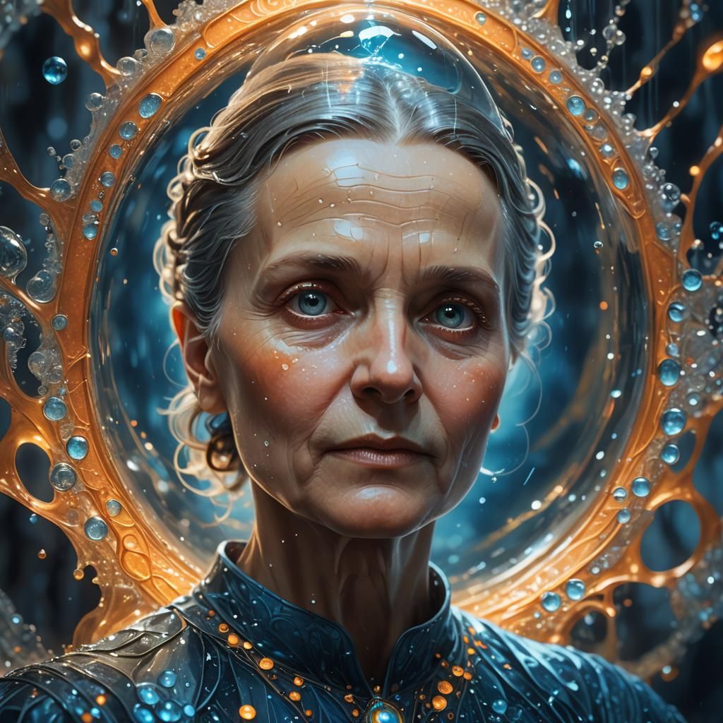 Marie Curie Reflection: Fantasy Concept Art in Macro