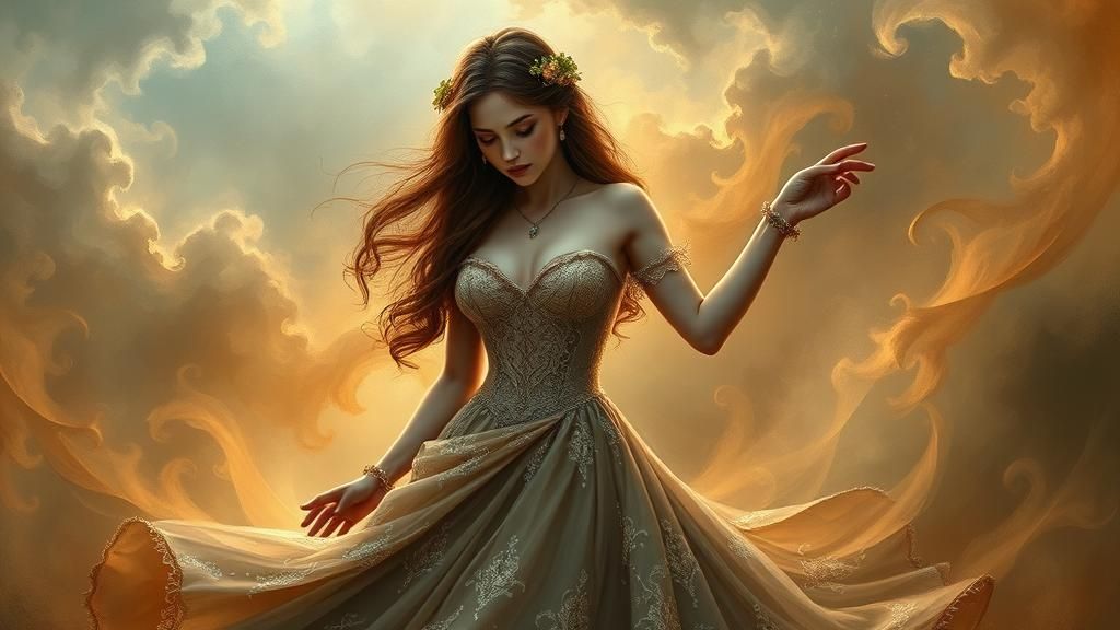 Mystical Siren in Ethereal Dreamscape