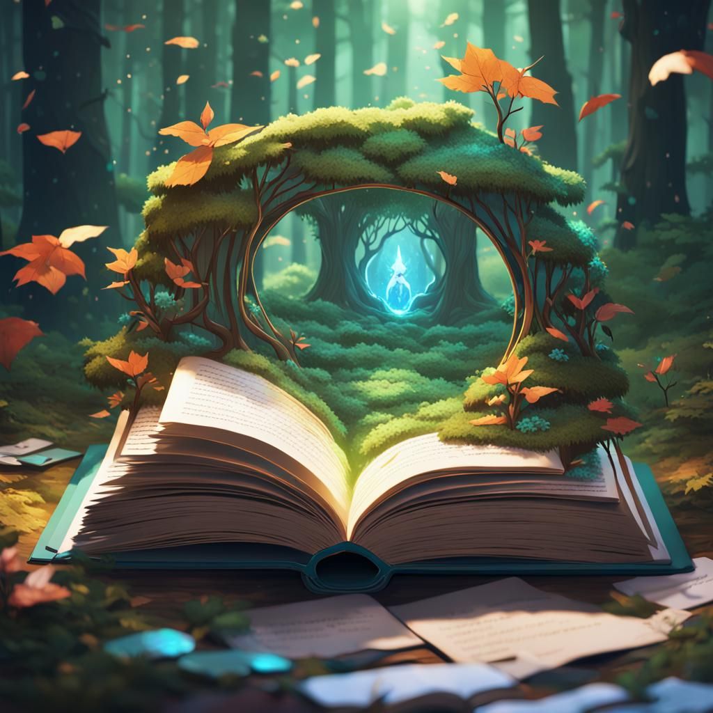 Mystical Forest Portal Revealed in Anime Book