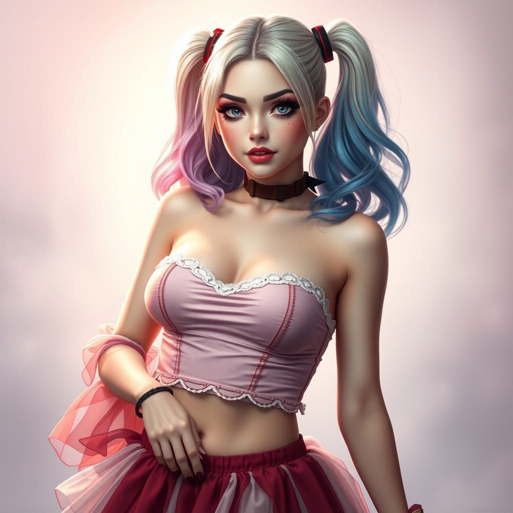 Harley Quinn in Ethereal Whimsy