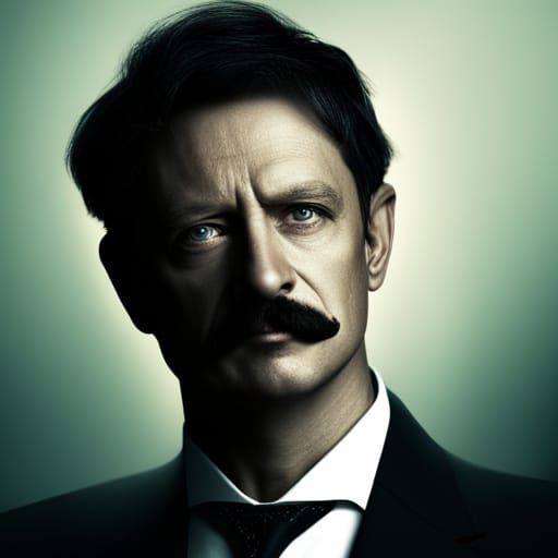 The Villainous Mustache: A Portrait of Destruction