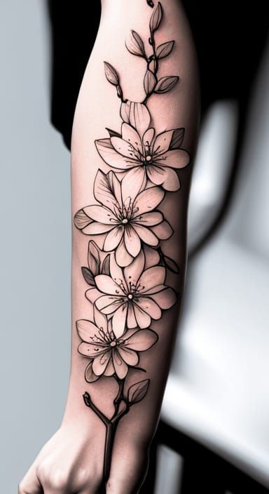 Cherry Blossoms tattoo