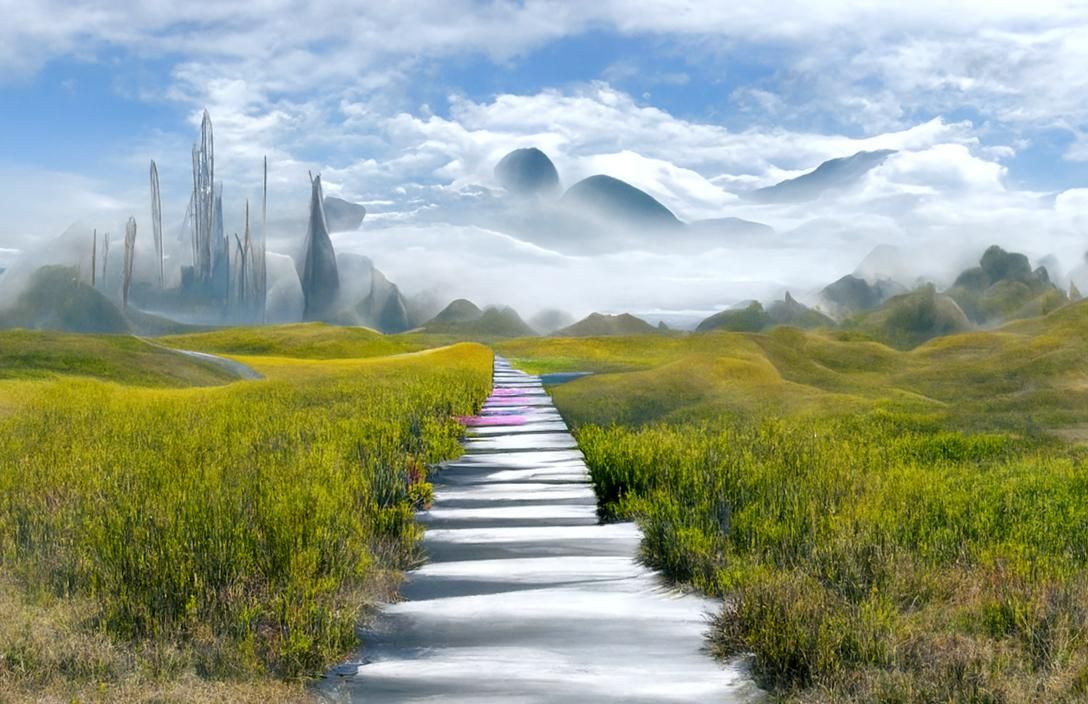 Endless Dreamscape Pathway to Infinity