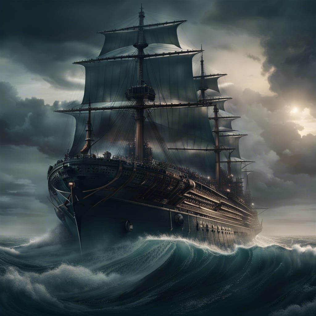 Battleship Bismarck: King of the Ocean in Digital Art