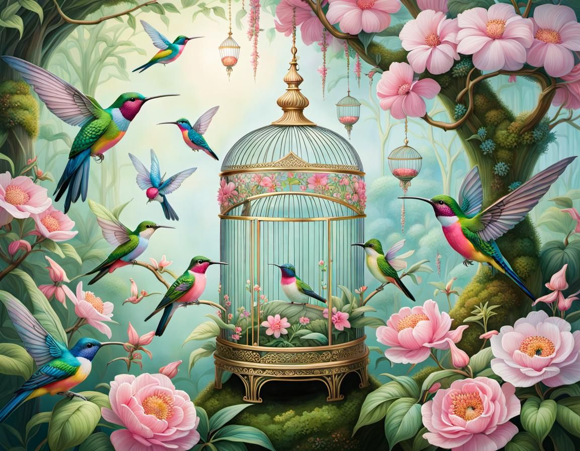 small fairy village inside