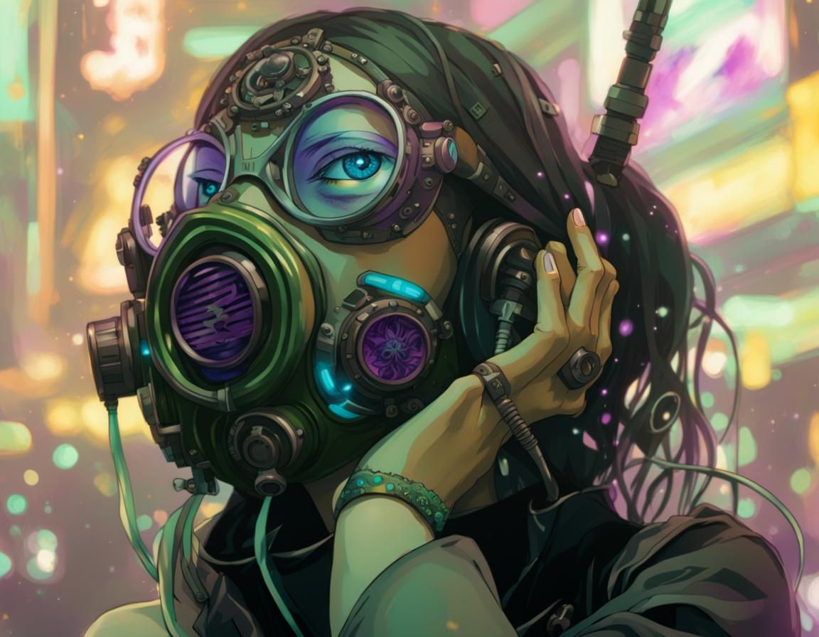 Cyberpunk Gas Mask