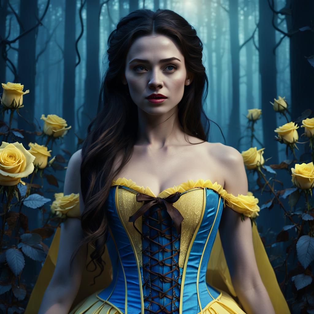Gothic Fairytale: Belle in a Dark Forest