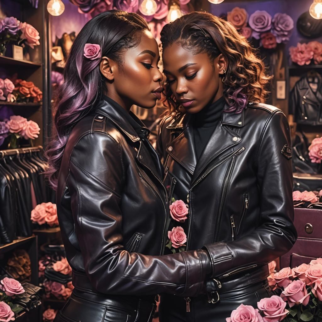 Romantic Surrealism: Women's Intimate Embrace