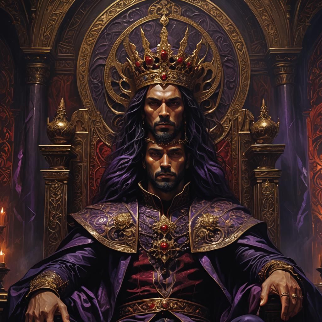 Dark Fantasy King and Queen Portrait