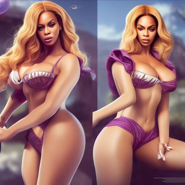 Curvy Woman in Azur Lane Outfit