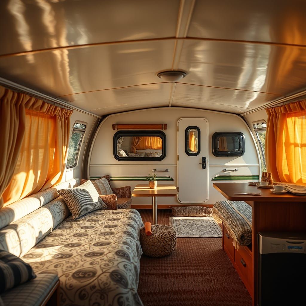 Inconvenient Caravan: An AI Generated Image