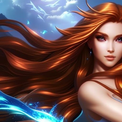 Mermaid: A Hyperdetailed Magical Fantasy Concept Art