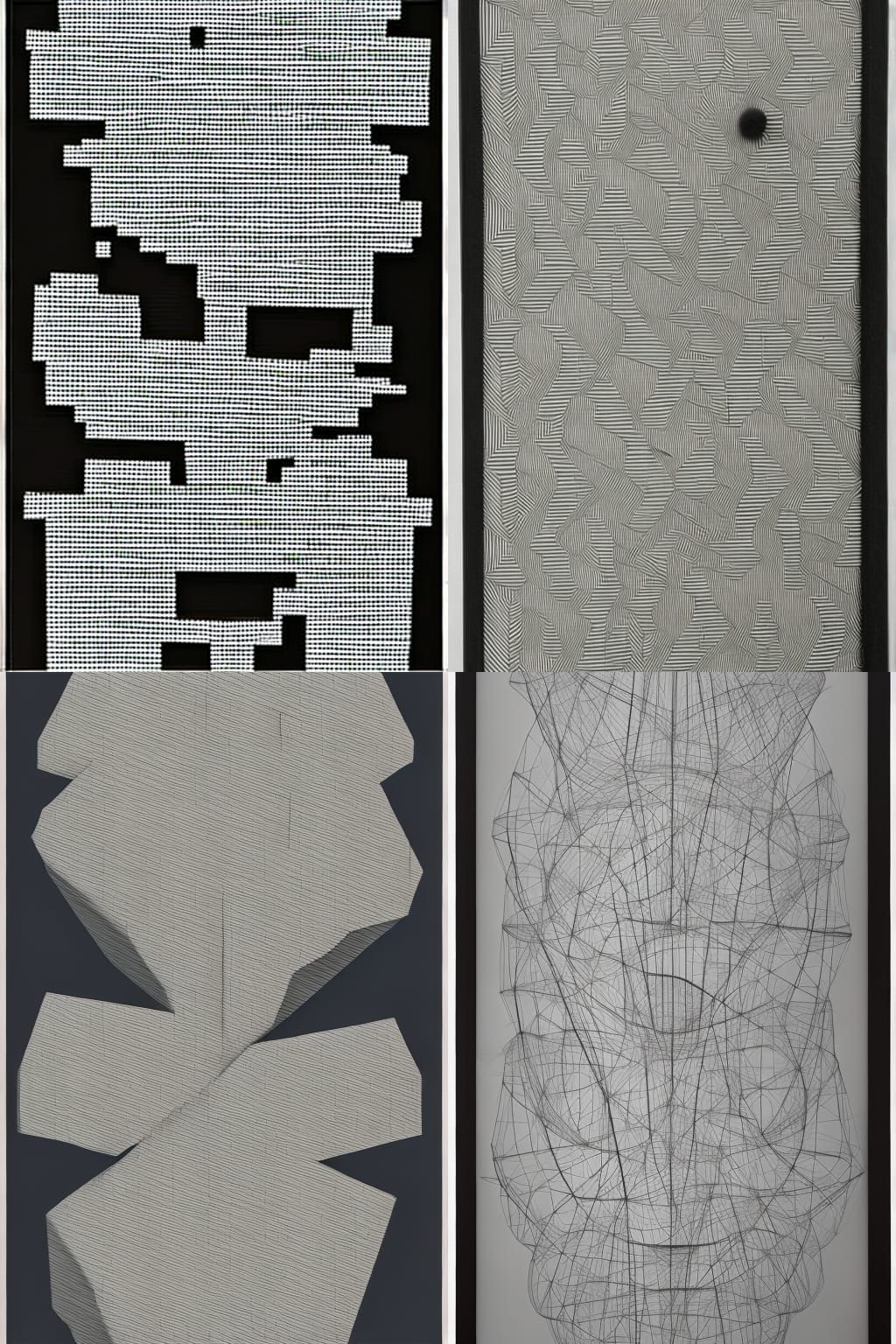 Complex Graphic Score with Anatomical and Musical Elements