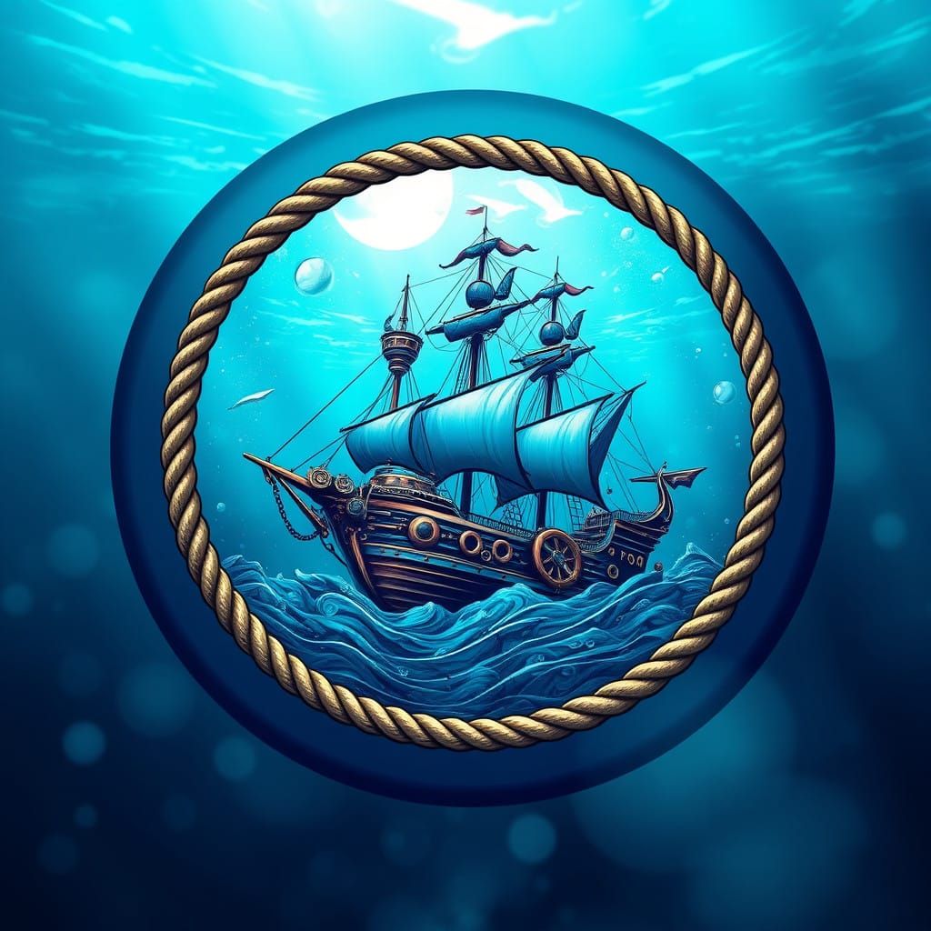 Epic Underwater Shipwreck Design in Arcane League of Legends...