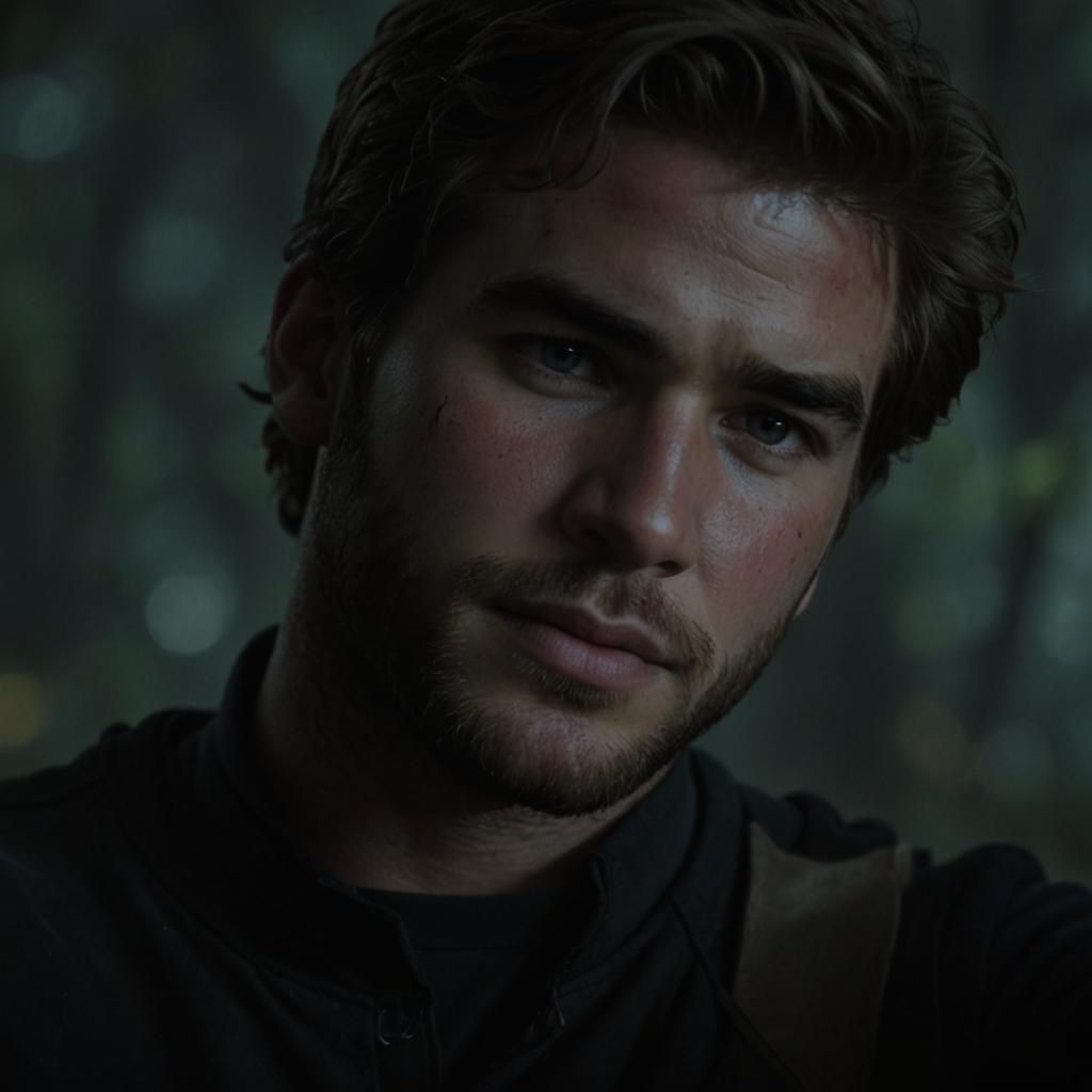 Cinematic Portrait of a Man with Empathetic Expression