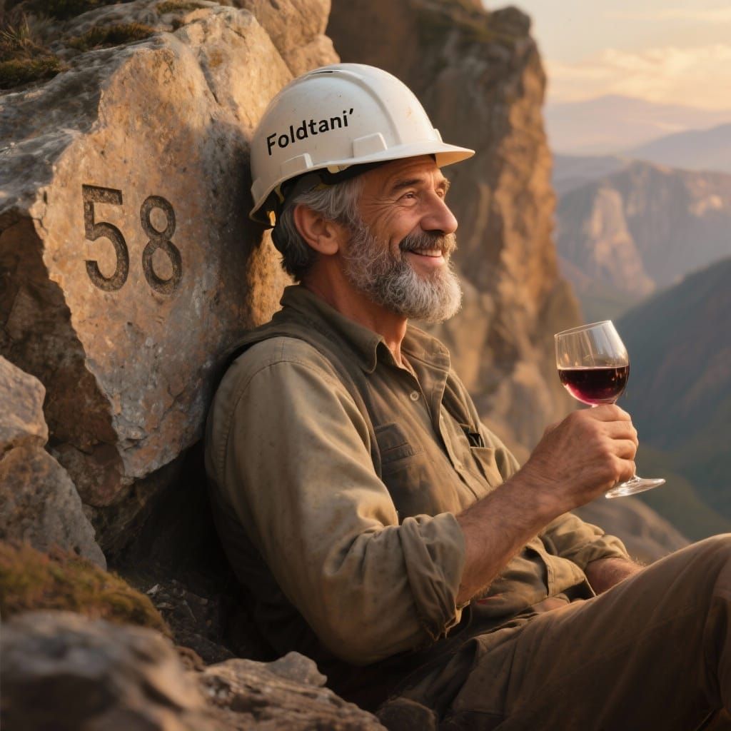 Geologist Celebrates 58th Birthday With Wine