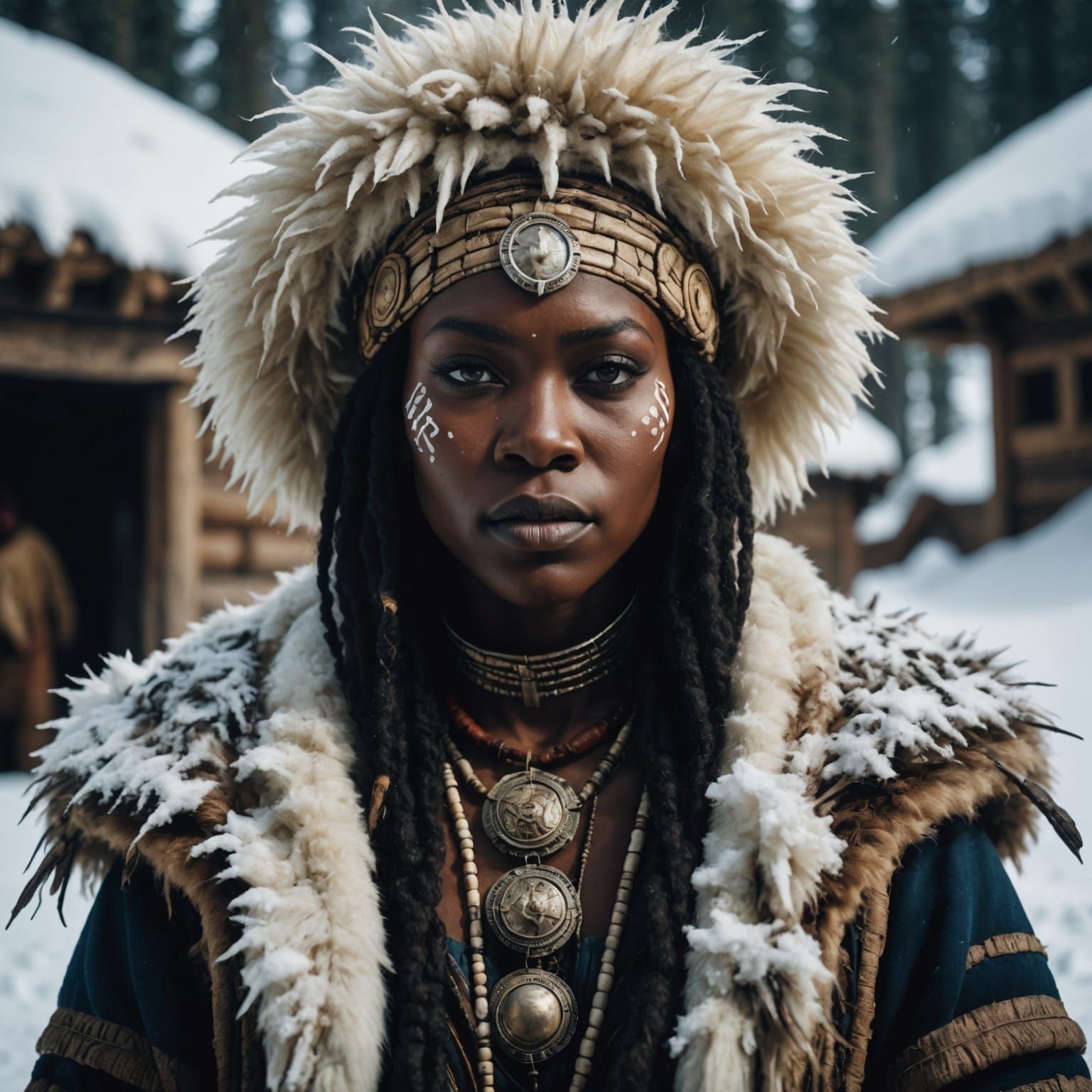 Nilotic Witch Doctor in Snow Fortress