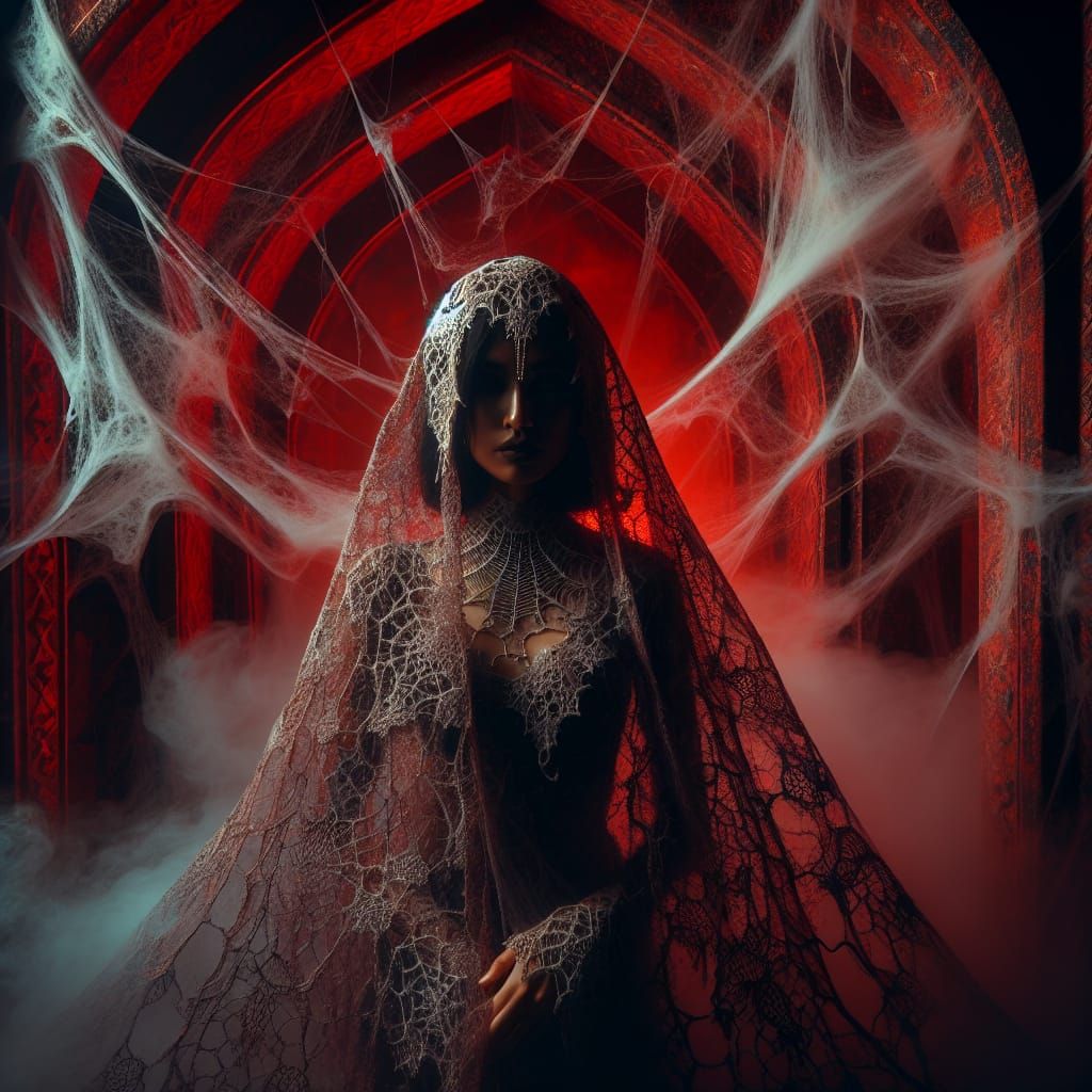 Mystical Woman in Lace, Halloween Dimension