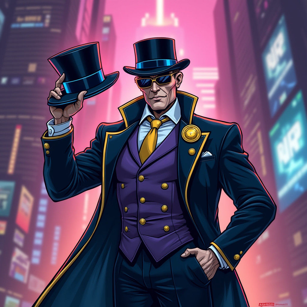 Oddjob as League of Legends Champion in Sci-Fi City