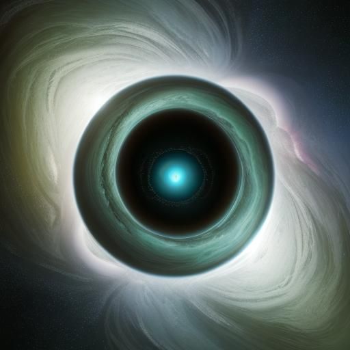 Black Hole Siphoning Energy in Ultra-Realistic Style