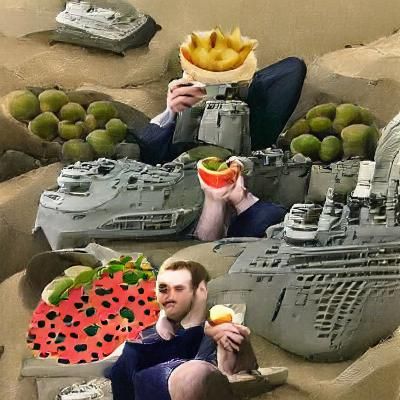 British Man Enjoys the Fruits of Empire
