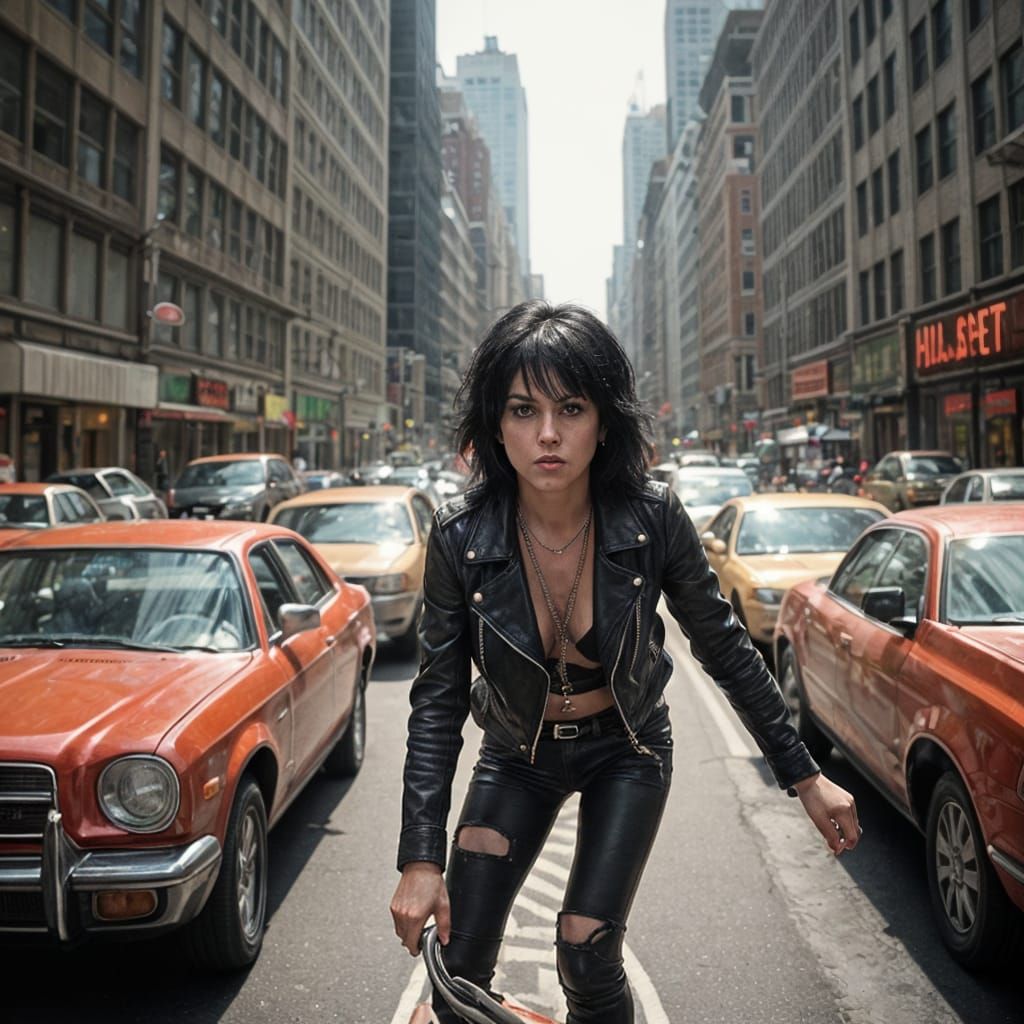 Rockstar Surfer Dominates NYC Traffic in Cinematic Film Styl...