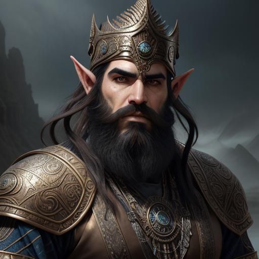 Steampunk Dwemer Portrait with Middle-Eastern Jewelry