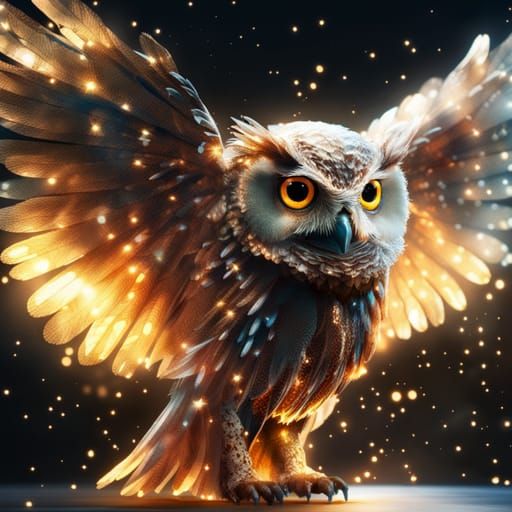 AI Generated Image of an Owl