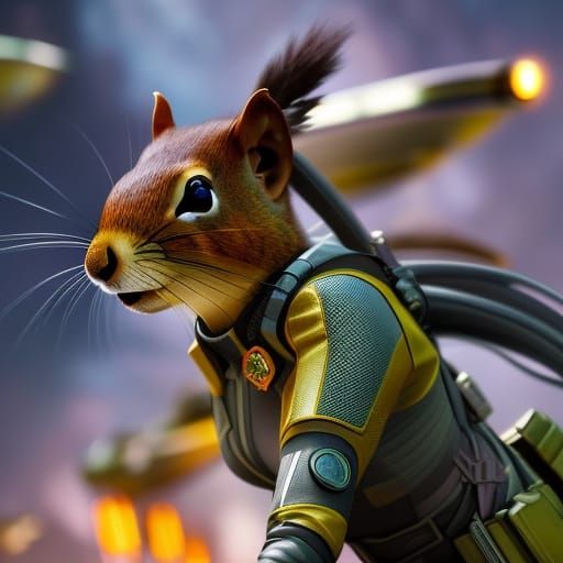 Squirrel Space Ranger #1