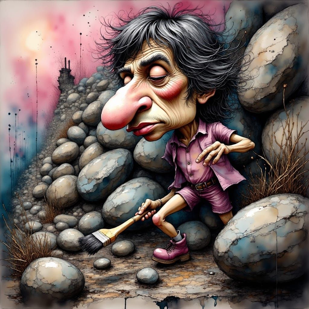 Mick Jagger Pursues Rolling Stones in Gauguin-Inspired Paint...