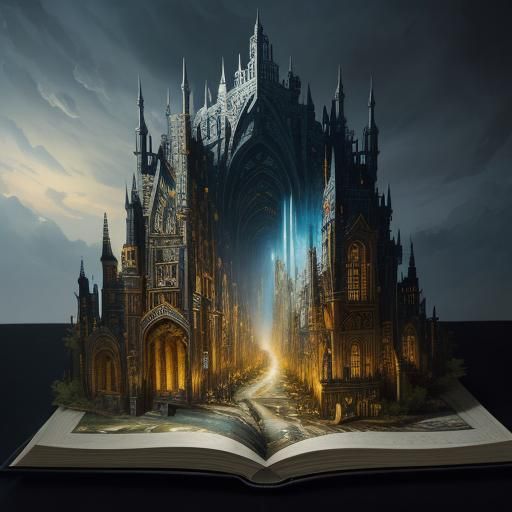 Epic Pop-up Books in Digital Matte Painting
