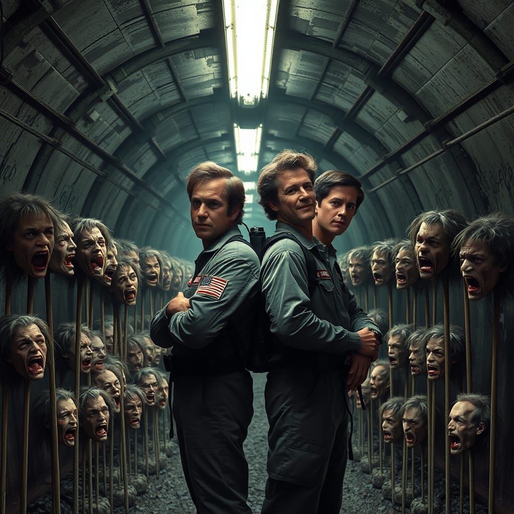Ghostbusters Face Horror in Underground Tunnel