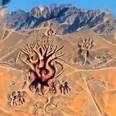 Demonic Tree of Life in Crashing Desert