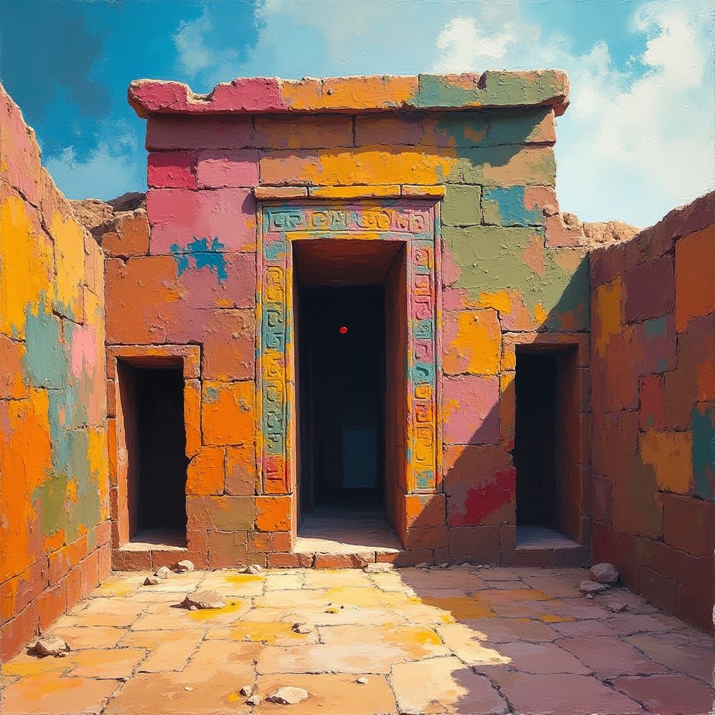 Temple of Miriam Wakiro in Qohaito, Eritrea