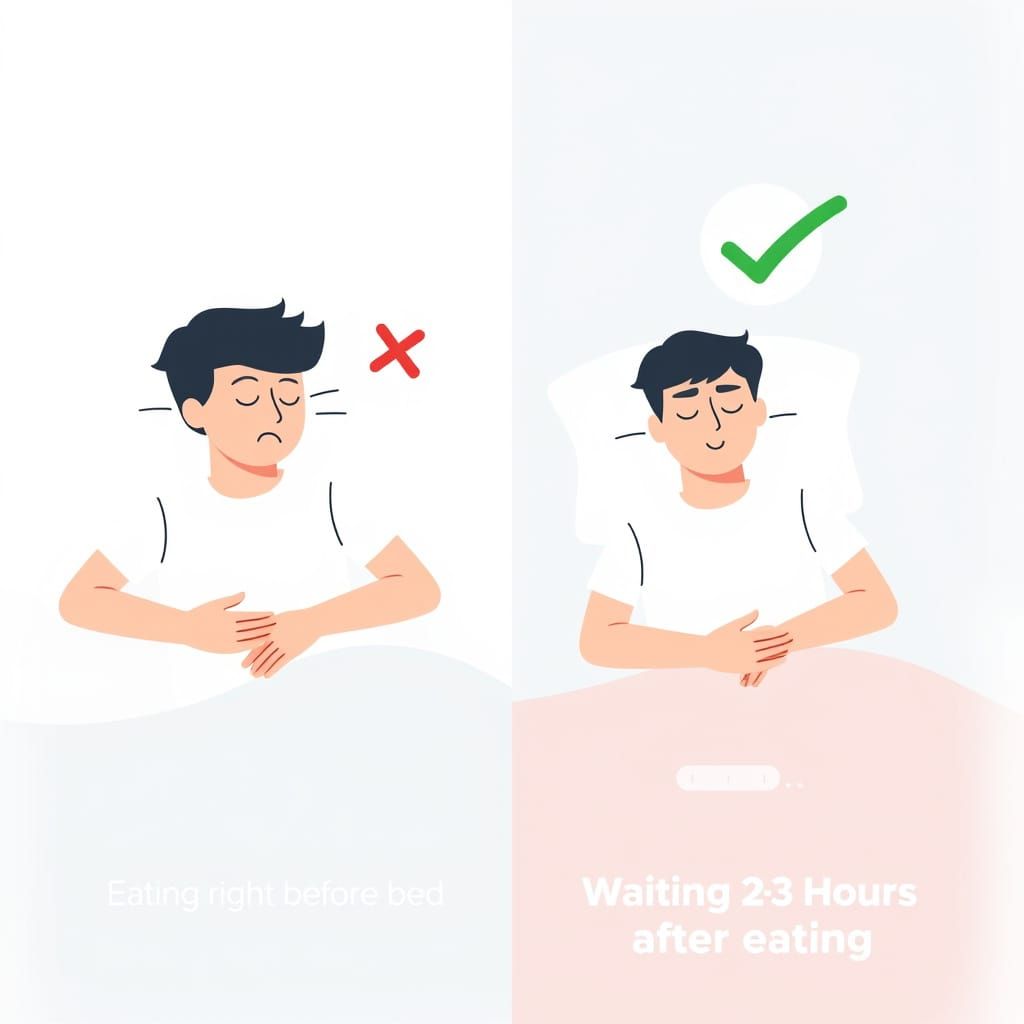 Vector Art Medical Guide: Sleep & Digestion Tips