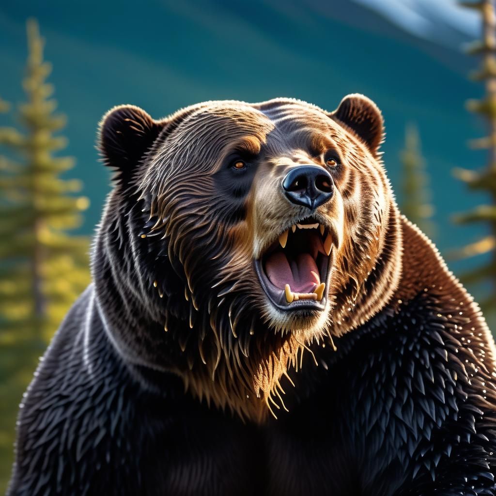 Grizzly bear in Alaska