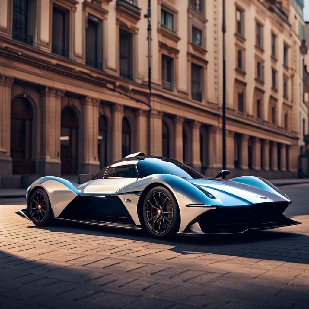 Aston Martin Valkyrie on City Street in 8K