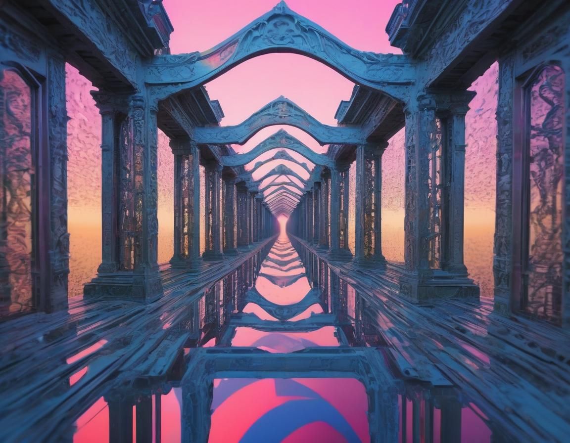 Chromatic Aberration Gates of Dawn: 3D Photo