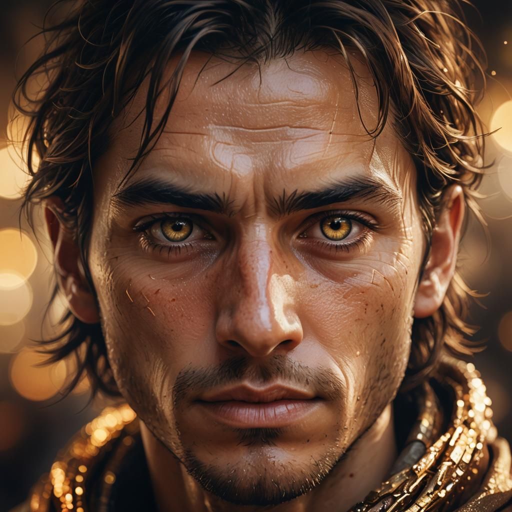 Stunning Portrait of Person from 20000 BC