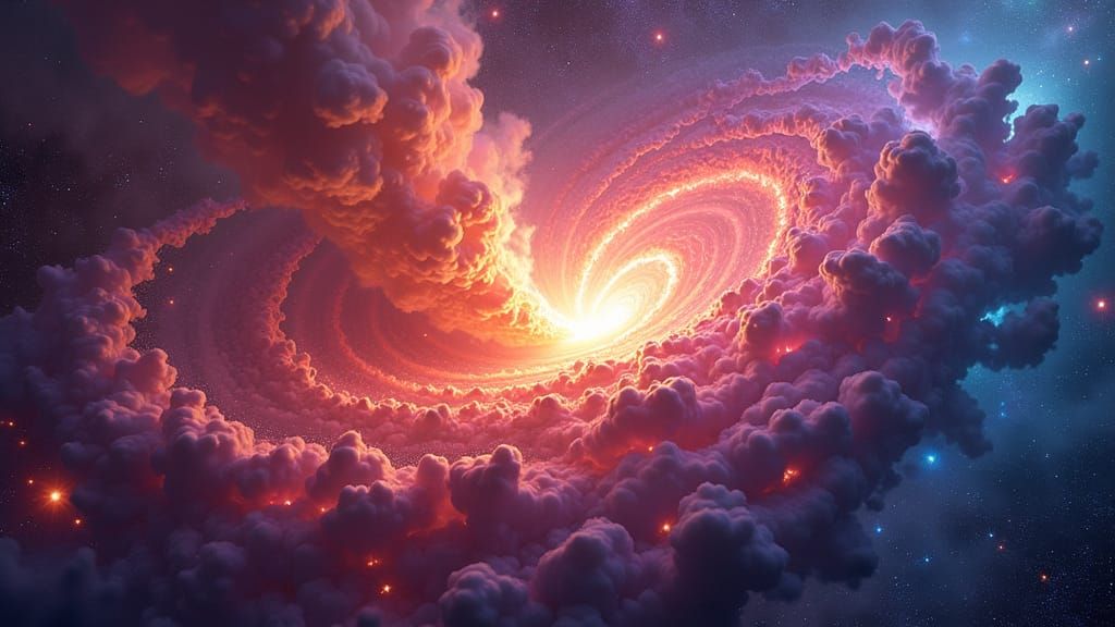 Spectacular Double Supernova Explosion in Space