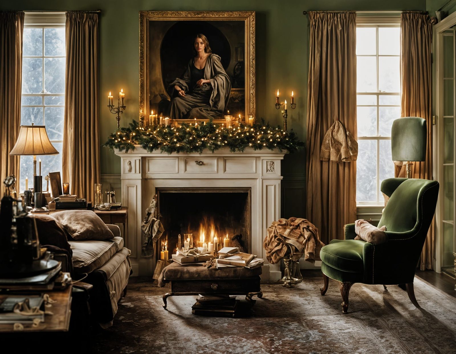 Elegant New England Winter Wonderland