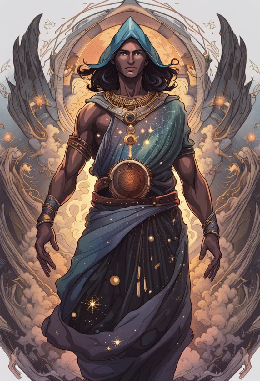 Cosmic Energy Being T-Shirt Design